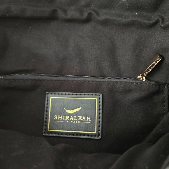 Shiraleah Woven Jute Chevron Clutch Wristlet, EUC - Picture 5 of 15